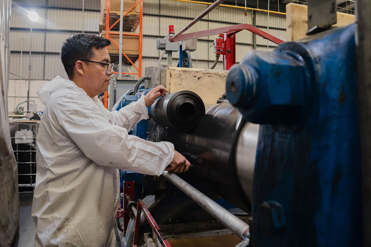 a rubber compounding machine