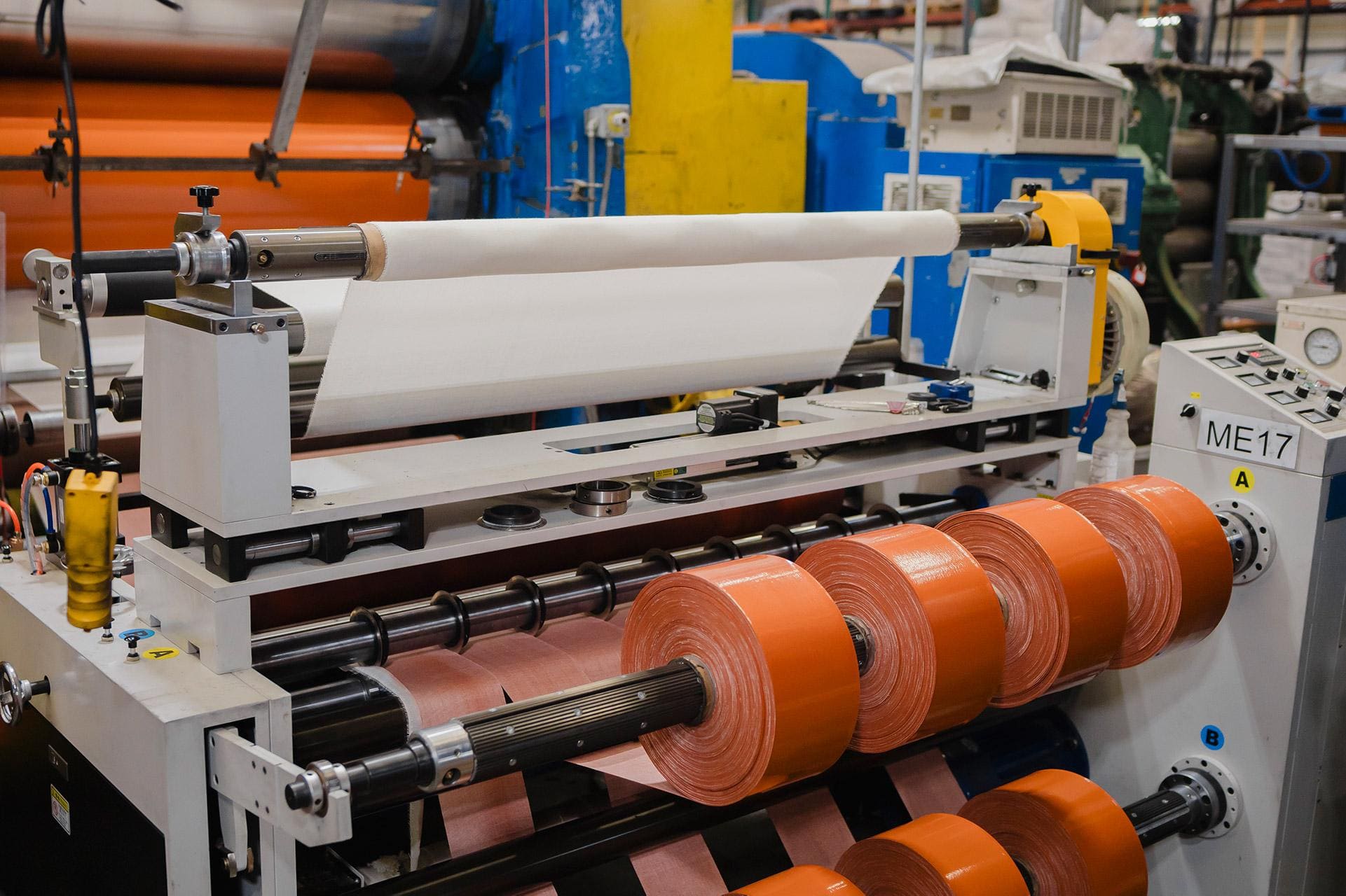 A calendering machine